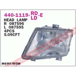 Фара левая DEPO 440-1119L-LD-E фото