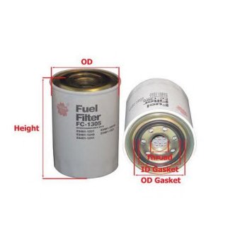 Фильтр топливный SAKURA FC1305 фото