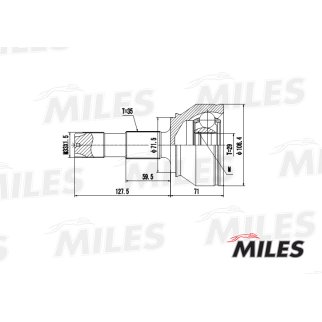 ШРУС CITROEN JUMPER/FIAT DUCATO/PEUGEOT BOXER 2.2HDI-2.3D 06- нар. 29зуб фото 3