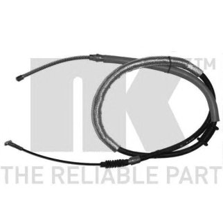 Трос стояночного тормоза задний левый / FIAT Marea (барабанные тормоза) 96~03 фото