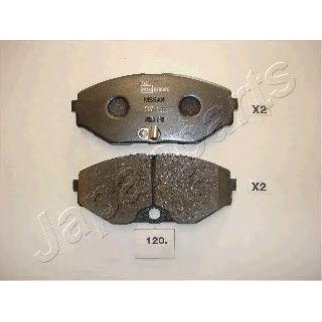 Колодки тормозные передние к-кт Japanparts PA-120AF фото