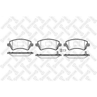 833 012B-SX_колодки дисковые п.! с антискр. пл. Toyota Corolla 1.4/1.6 WTi/2.0D4-D 02> диск 15 фото