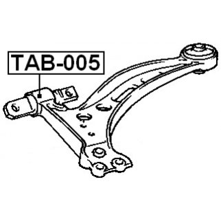Сайлентблок передний подвески FEBEST TAB-005 фото 2