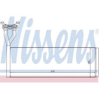 Радиатор отопителя Nissens 75005 фото