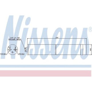 Осушитель системы кондиционирования Nissens 95383 фото