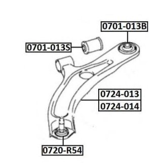 РЫЧАГ ПЕРЕДНИЙ ПРАВЫЙ В СБОРЕ фото