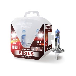 Галогенная лампа AVS SIRIUS/NIGHT WAY/ PB H1.12V.55W. 2шт., шт фото
