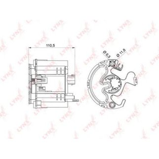 Фильтр топливный LYNXauto LF-983M фото