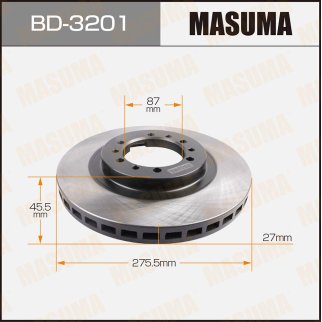 Диск тормозной (упаковка 2 шт, цена за 1 шт) фото