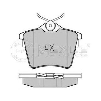 Колодки тормозные к-кт Meyle 025 241 3517 фото