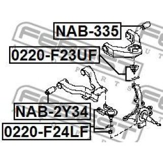 Опора шаровая FEBEST 0220-F24LF фото