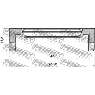 Сальник ступицы FEBEST 95BAY-49750818X фото