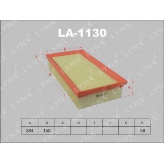 Фильтр воздушный LYNXauto LA1130 фото