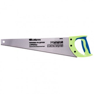 Ножовка по дереву &quot;Зубец&quot;, 450 мм, 7-8 TPI, зуб 3D, каленый зуб, 2-х компонентная рукоятка// Сибртех фото