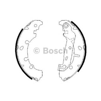 Колодки барабанные к-кт BOSCH 0 986 487 599 фото
