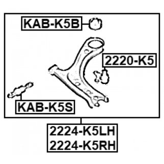 РЫЧАГ ПЕРЕДНИЙ НИЖНИЙ ПРАВЫЙ фото 2