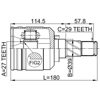 ШРУС внутренний FEBEST 0211-J31LH фото 2