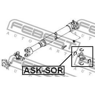 ASK-SOR_крестовина кардана! Kia Sorento BL 06-09 фото