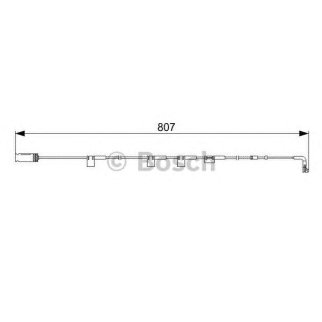 Датчик износа колодок BOSCH 1 987 473 058 фото