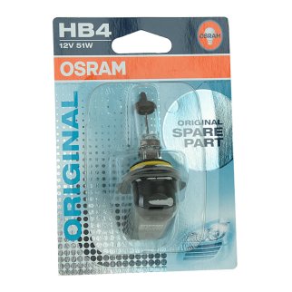 Лампа 12V HB4 51W P22d OSRAM ORIGINAL LINE 1 шт. блистер 9006-01B фото