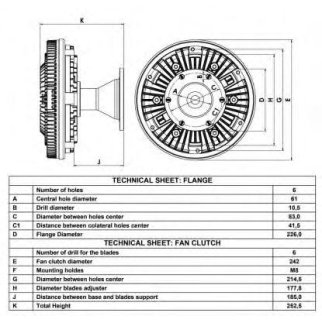 Термомуфта NRF 49011 фото