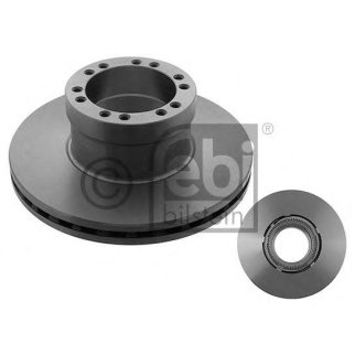 Диск тормозной DAF передний (330x123x34) (1шт.) FEBI фото