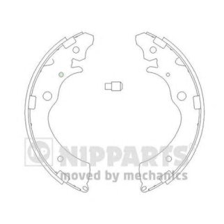 Колодки тормозные к-кт NIPPARTS J3504020 фото