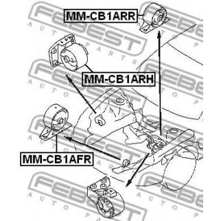 Опора двигателя FEBEST MM-CB1AFR фото