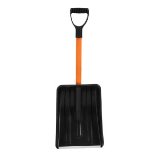 Лопата снеговая пластиковая 275х365х790мм стальной черенок STELS фото 2