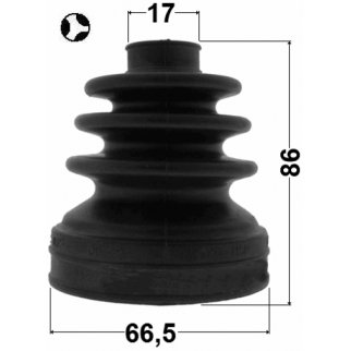 Пыльник ШРУСа внутр. пер FEBEST 0515-DY3WT фото 2