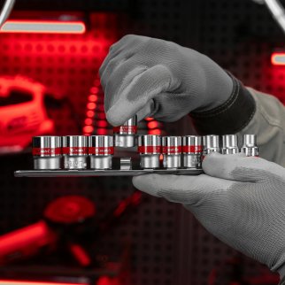 Набор головок торцевых 3/8" 12гр. 10пр. MATRIX фото 7