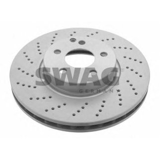 Диск тормозной передний вентилируемый SWAG 10 93 0553 фото