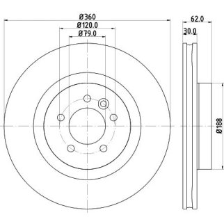 Диск тормозной TRIALLI DF 130112 фото 3
