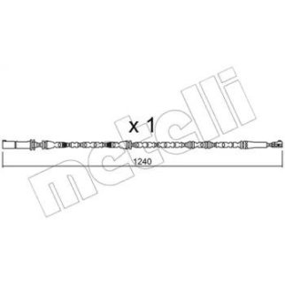 Датчик износа колодок METELLI _SU.288 фото