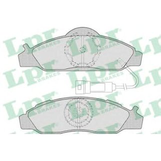 Колодки тормозные передние к-кт Lpr 05P721 фото