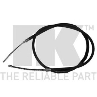 Трос стояночного тормоза задний левый, правый / SKODA Favorit , Felicia-I/II (барабанные тормоза) 92 фото