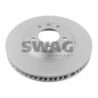 Диск тормозной передний вентилируемый левый SWAG 32 92 6649 фото