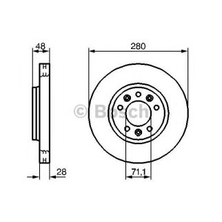 Диск тормозной BOSCH 0 986 479 266 фото