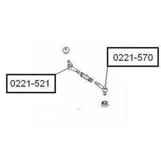 НАКОНЕЧНИК РУЛЕВОЙ фото