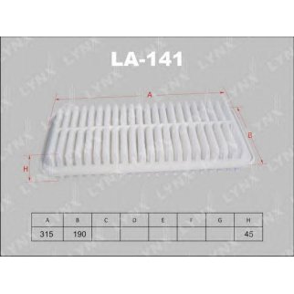 Фильтр воздушный LYNXauto LA-141 фото