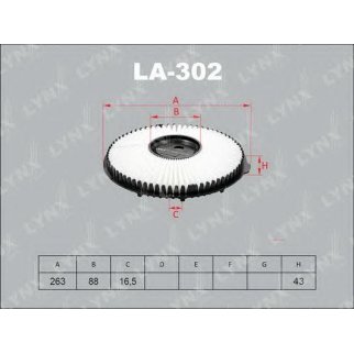 Фильтр воздушный LYNXauto LA302 фото