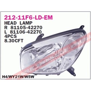 Фара левая DEPO 212-11F6L-LD-EM фото