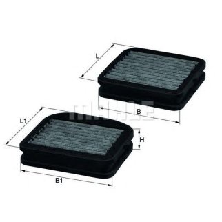 Фильтр салона MAHLE LKK 72S фото