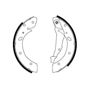 Колодки барабанные к-кт MINTEX MFR427 фото