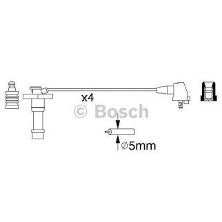 Провода высокого напряж. к-кт BOSCH 0 986 356 928 фото