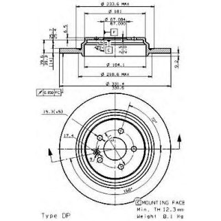 Диск тормозной brembo 08.7607.11 фото