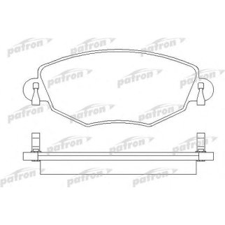 Колодки тормозные PATRON PBP1425 фото