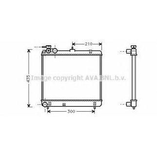 Радиатор основной AVA HYA2051 фото