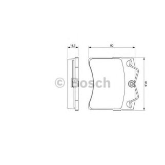 Колодки тормозные BOSCH _0 986 460 954 фото