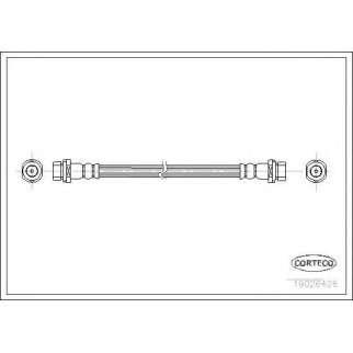 Шланг тормозной FORD: MONDEO I 1.6 i 16V/1.8 TD/1.8 i 16V/1.8 i 16V 4x4/2.0 i 16V/2.0 i 16V 4x4/2.5 i 24V 93-96, MONDEO I седан 1.6 i 16V/1.8 TD/1.8 i 16V/2.0 i 16V/ фото
